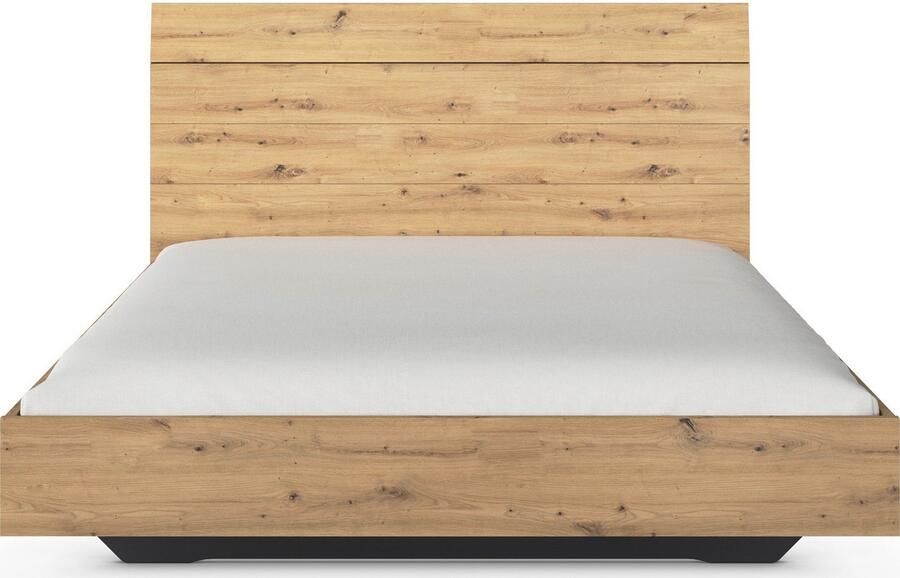 Rauch Futonbed Bed 2-persoonsbed houten bed AGORDO met hoge rugleuning en zwevende look made in germany - Foto 5