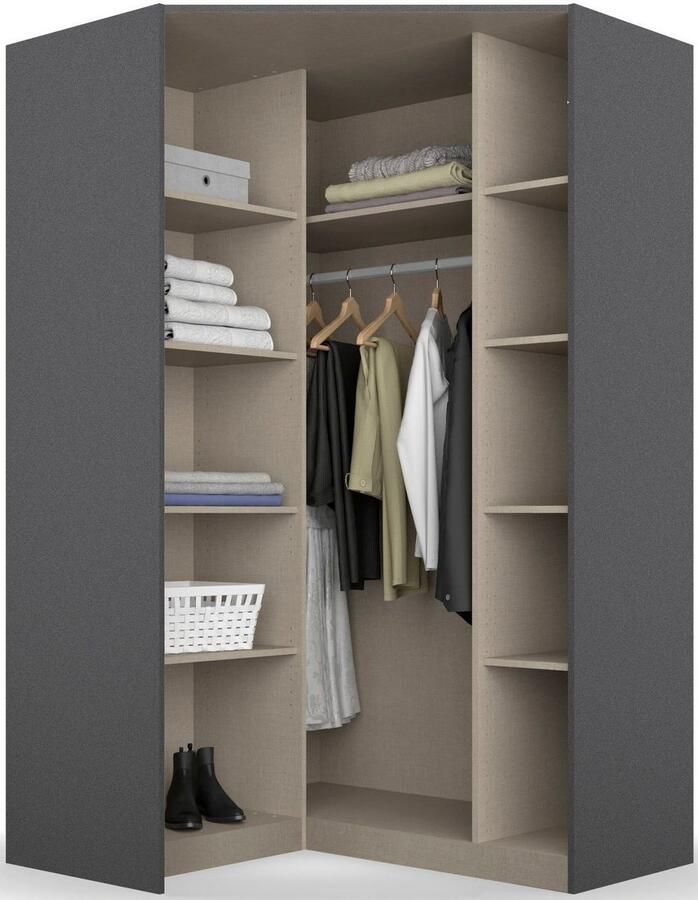 Rauch Hoekkledingkast Bremen met 8 losse planken - Foto 11