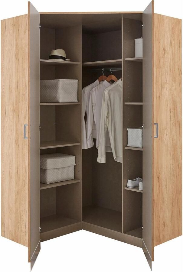 Rauch Hoekkledingkast Bremen met 8 losse planken - Foto 16