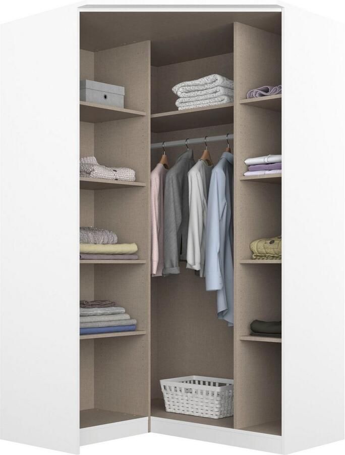 Rauch Hoekkledingkast Bremen met 8 losse planken - Foto 15