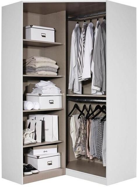 Rauch Hoekkledingkast Freiham met spiegel en verzonken handgreep - Foto 4