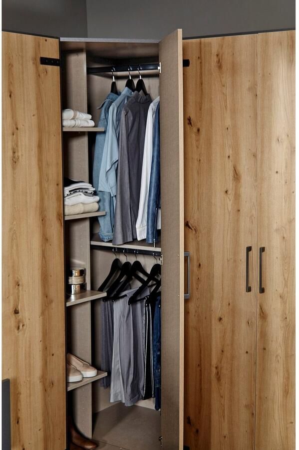 Rauch Hoekkledingkast Holmes in industriële stijl - Foto 9