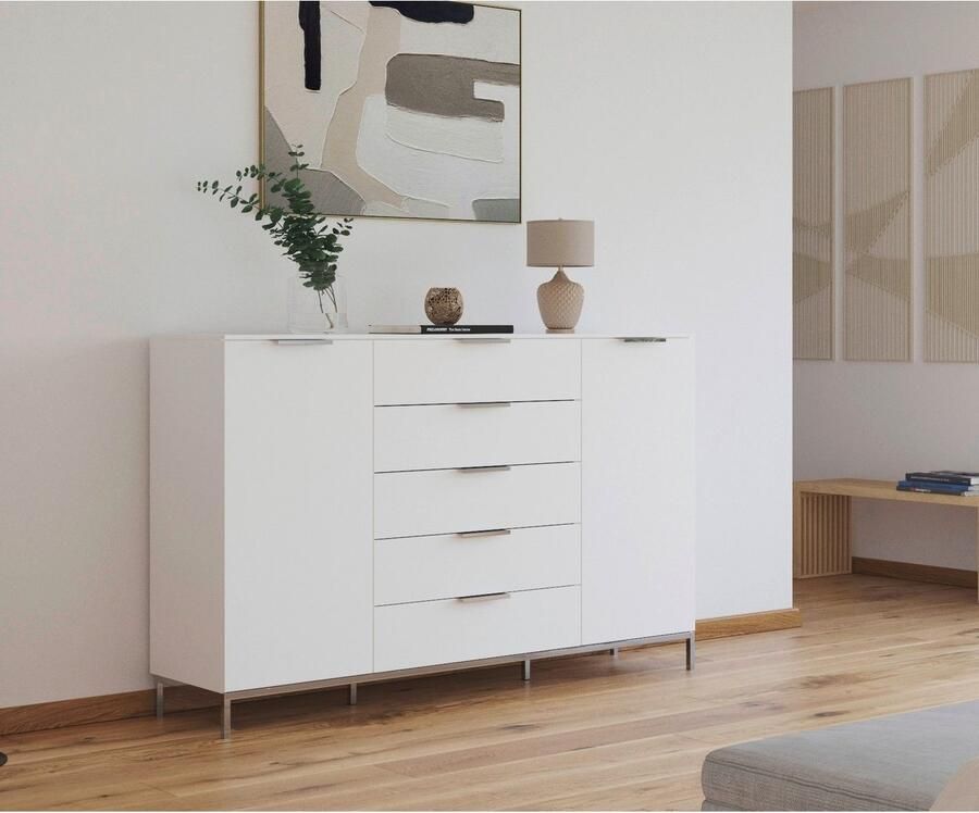 Rauch Kast met laden en deuren Ladekast deurkast dressoir combikast FLIPP 2 deurs met 5 laden en soft-close functie in 2 breedtes - Foto 8