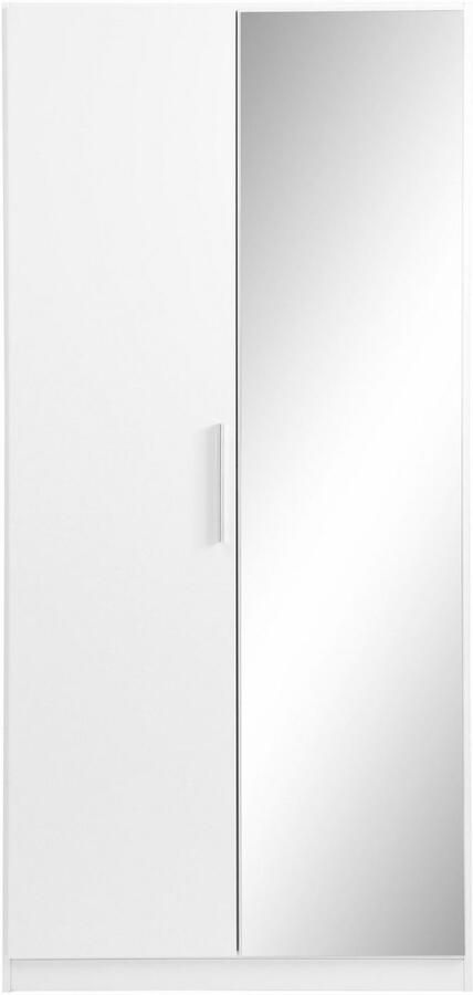 Rauch Kledingkast Garderobe Draai-deurskast Kledingkast Kast Schoenenkast MINOSA Breedte 91 cm uitschuifbare kledingstang 6 schoenenplanken MADE IN GERMANY - Foto 8