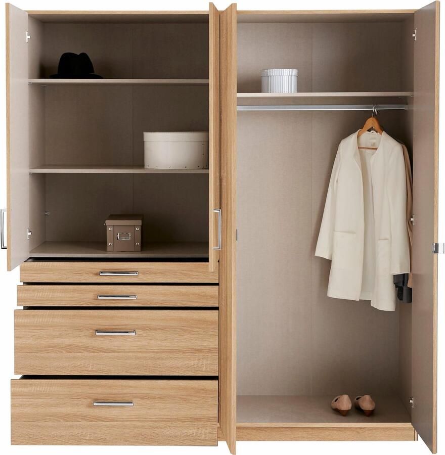 Rauch Kledingkast Harburg bestseller in de slaapkamer Slaapkamerkast garderobe met spiegel - Foto 2