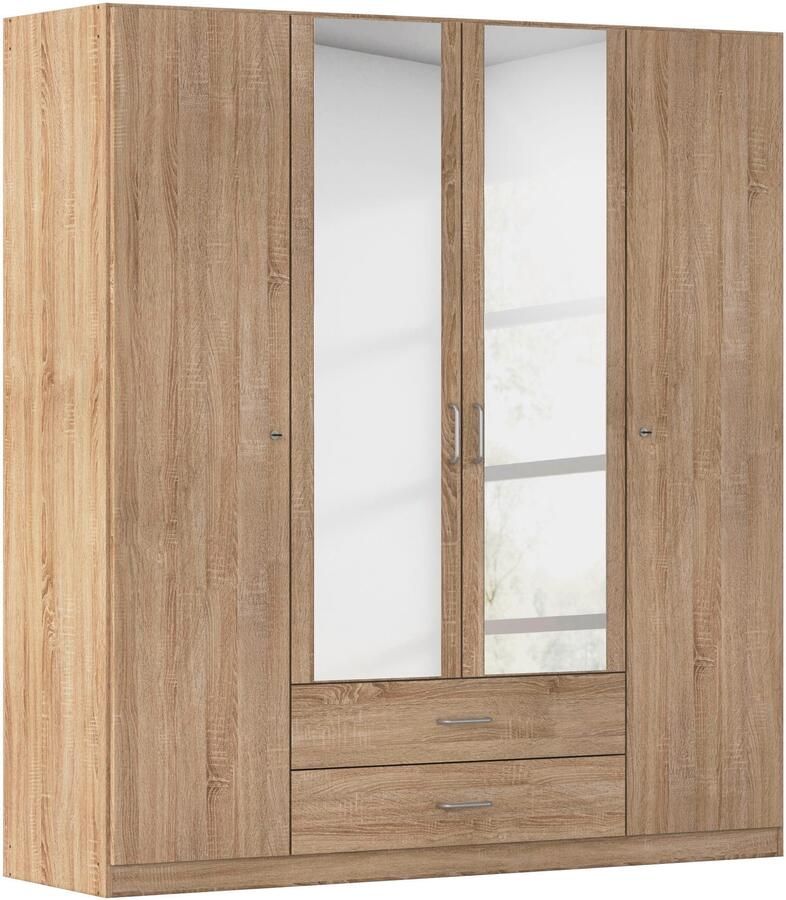 Rauch Kledingkast Kast Garderobe Garderobekast Schoonmaakkast Linnenkast BERGHEIM 2 buitenkades deur en afsluitbaar met 2 sleutels made in germany - Foto 17
