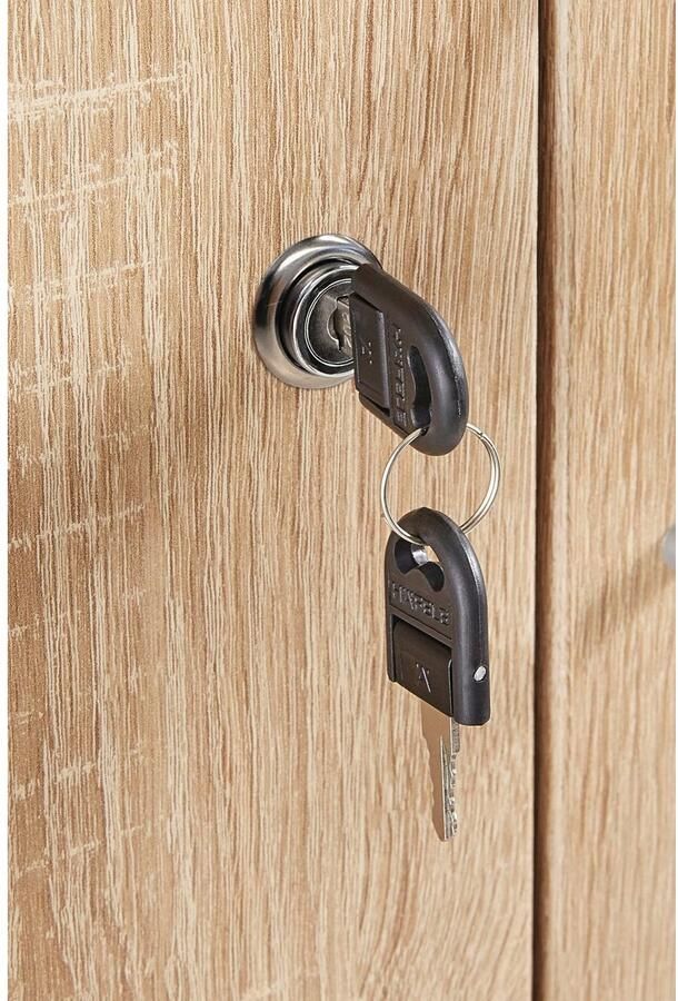Rauch Kledingkast Kast Garderobe Garderobekast Schoonmaakkast Linnenkast BERGHEIM 2 buitenkades deur en afsluitbaar met 2 sleutels made in germany - Foto 14