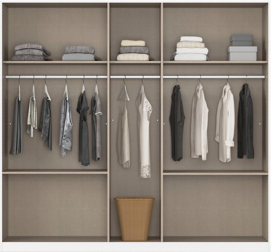 Rauch Kledingkast Kast Garderobe Linnenkast WILDBERG met 6 laden bovenste lade met houten indeling made in germany - Foto 14