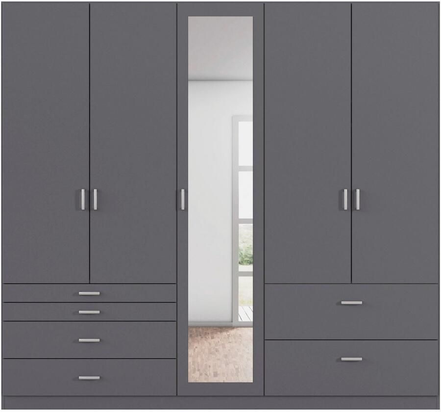 Rauch Kledingkast Kast Garderobe Linnenkast WILDBERG met 6 laden bovenste lade met houten indeling made in germany - Foto 13