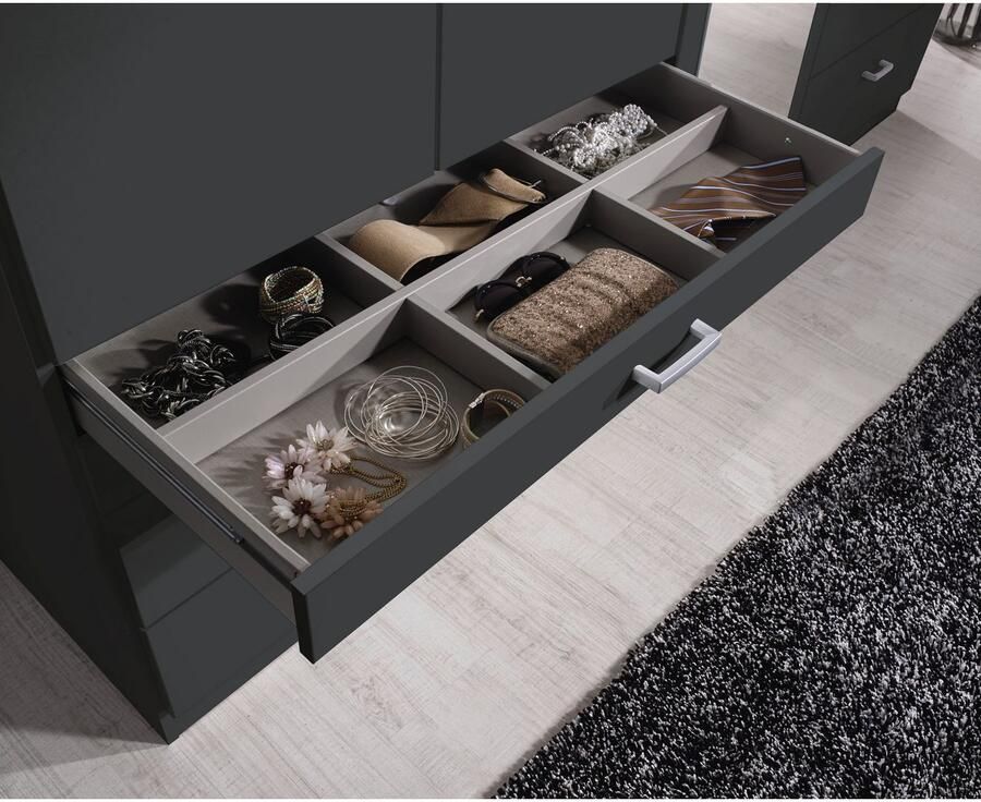 Rauch Kledingkast Kast Garderobe Linnenkast WILDBERG met 6 laden bovenste lade met houten indeling made in germany - Foto 17