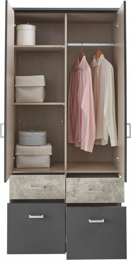 Rauch Kledingkast kast garderobe plafondhoge kast BREMEN - Foto 11