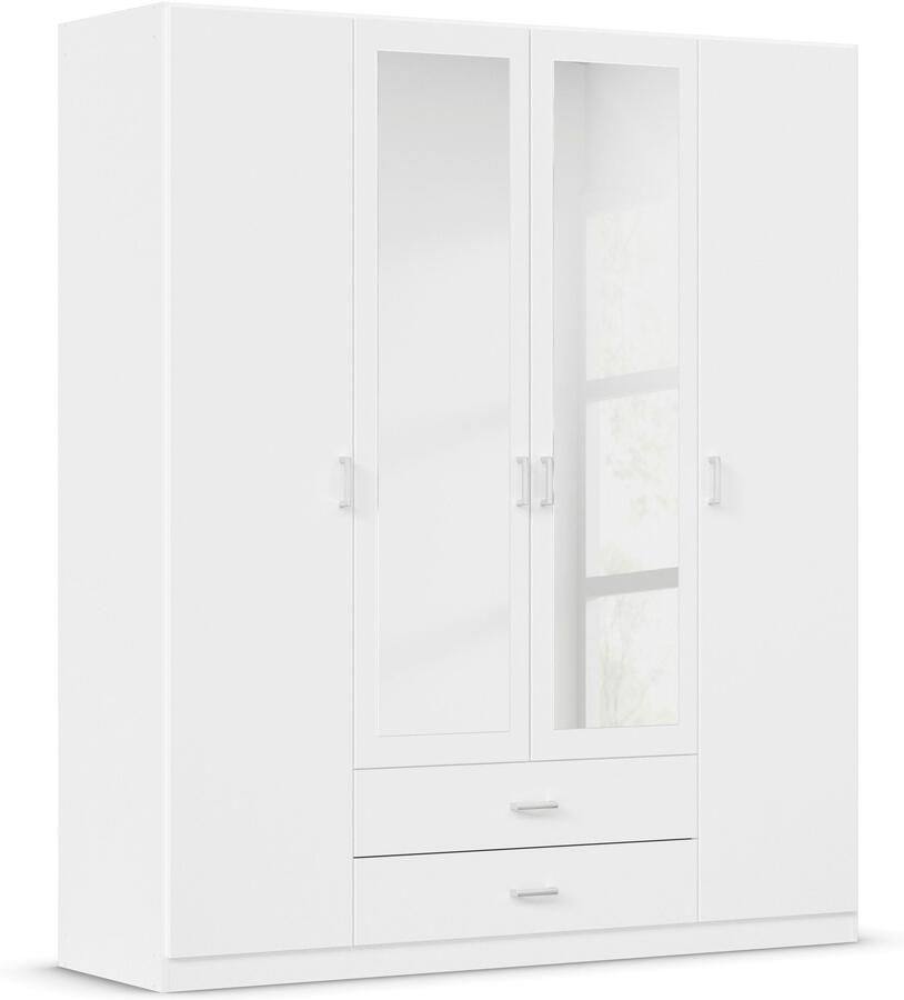Rauch Kledingkast Kast Garderobe Wasmand GAMMA in 3 Breedtes veel opbergruimte met 6 lades met spiegel topseller made in germany - Foto 10