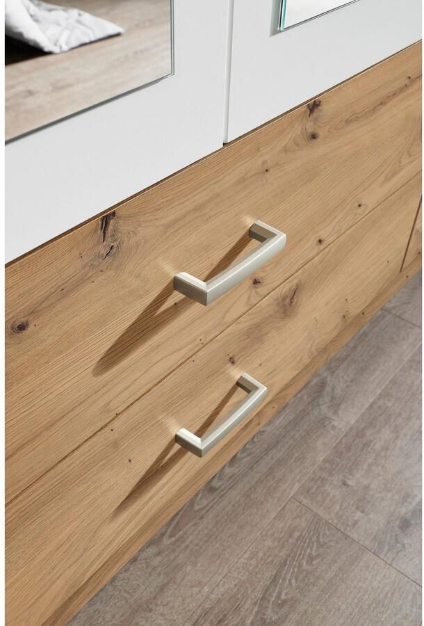 Rauch Kledingkast Kast Garderobe Wasmand GAMMA in 3 Breedtes veel opbergruimte met 6 lades met spiegel topseller made in germany - Foto 7