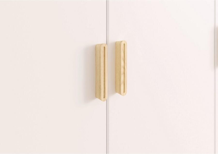 Rauch Kledingkast Ottos Choice Skandi Kinderkamer Bestseller Slaapkamerkast FALUN in moderne scandi-look poten handgrepen eiken massief made in germany - Foto 14