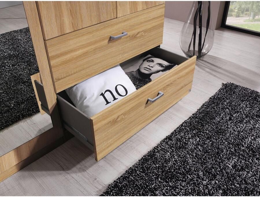 Rauch Kledingkast Kast Garderobe Linnenkast WILDBERG met 6 laden bovenste lade met houten indeling made in germany - Foto 5