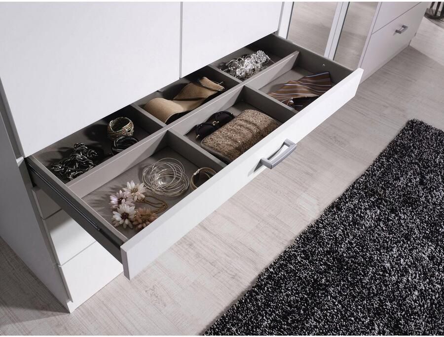 Rauch Kledingkast Kast Garderobe Linnenkast WILDBERG met 6 laden bovenste lade met houten indeling made in germany - Foto 18