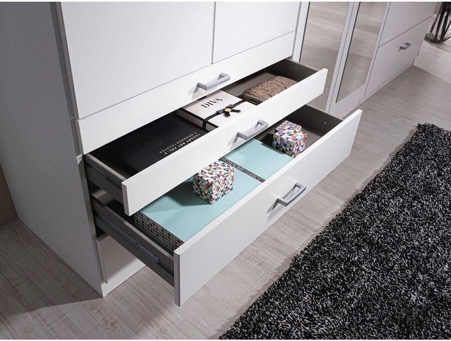 Rauch Kledingkast Kast Garderobe Linnenkast WILDBERG met 6 laden bovenste lade met houten indeling made in germany - Foto 19