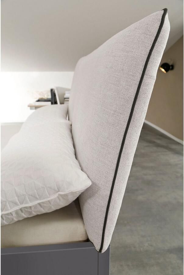 Rauch Futonbed Aditio Hoofdbord weefstof met afgezette opstaande naad - Foto 7
