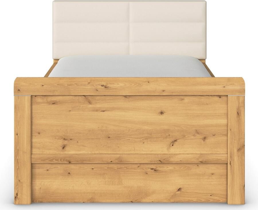 Rauch Ledikant met bergruimte Bed Eenpersoons Stollenbed Bedkasten EVELYN in comfortabele hoogte met gestoffeerd hoofdeinde en lades made in germany - Foto 5