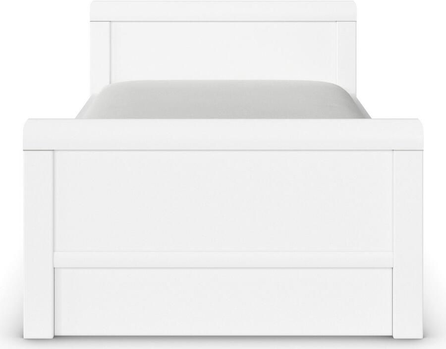 Rauch Ledikant met bergruimte Bed Eenpersoons Stollenbed Bedkasten EVELYN in comfortabele hoogte met houten hoofdeinde en lades made in germany - Foto 5