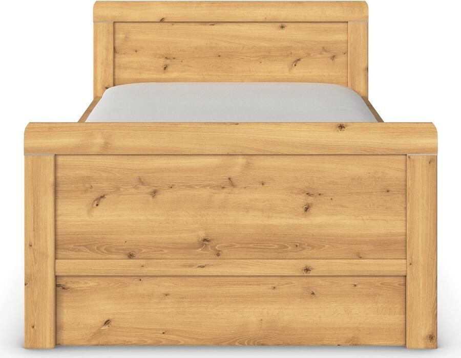 Rauch Ledikant met bergruimte Bed Eenpersoons Stollenbed Bedkasten EVELYN in comfortabele hoogte met houten hoofdeinde en lades made in germany - Foto 5