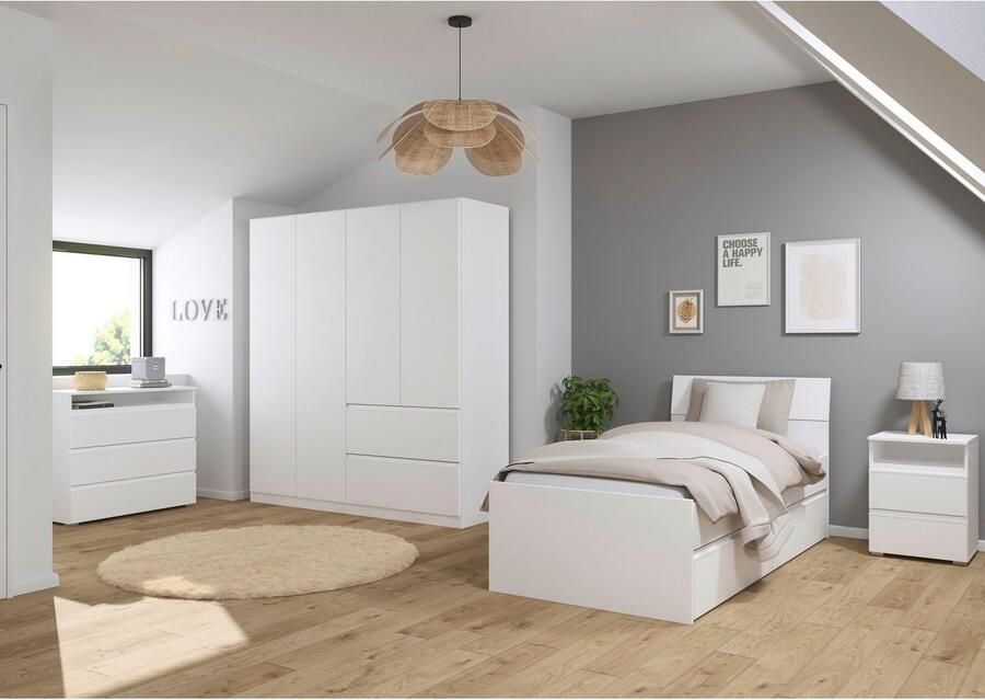 Rauch Ledikant met bergruimte Bed Eenpersoons Tweepersoons Opbergruimte JOEL met bedlades voor extra opbergruimte made in germany - Foto 8