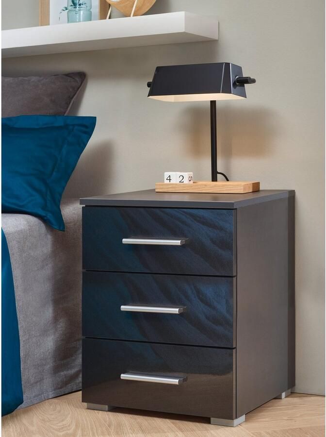 Rauch Nachtkastje Base set van 2 optioneel met modern hoogglanzend front (set) - Foto 5