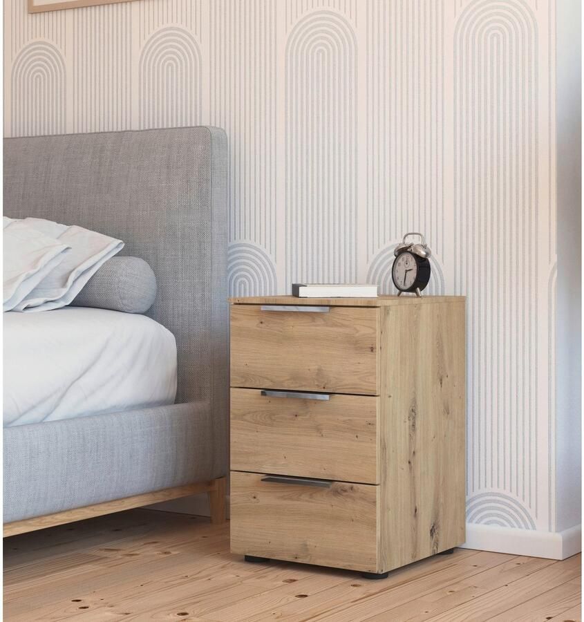 Rauch Nachtkastje Flipp met 3 laden en soft-close functie - Foto 6