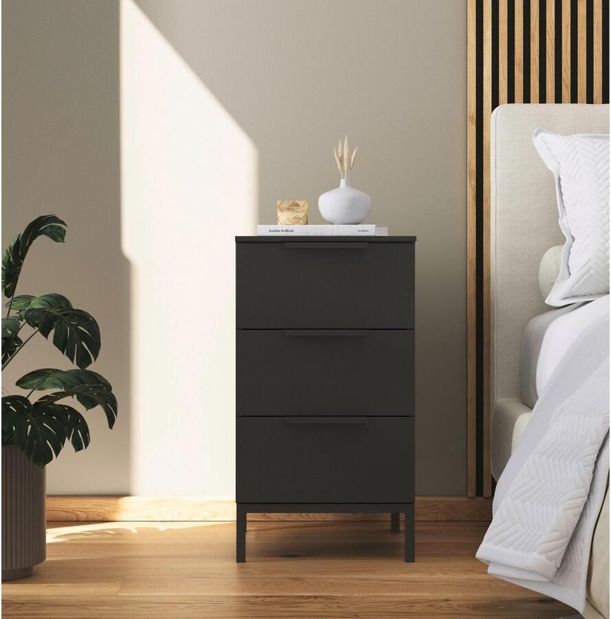 Rauch Nachtkastje Flipp met 3 laden en soft-close functie - Foto 4