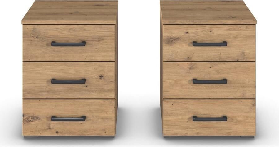 Rauch Nachtkastje Maika elk 3 lades met royale opbergruimte - Foto 2