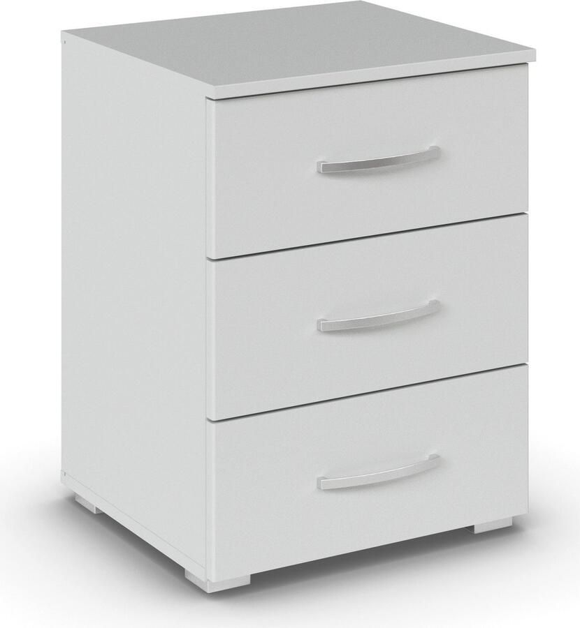 Rauch Nachtkastje Pure by Aditio in minimalistisch ontwerp 3 lades met softclose-functie - Foto 6