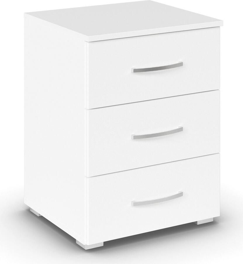 Rauch Nachtkastje Pure by Aditio in minimalistisch ontwerp 3 lades met softclose-functie - Foto 7