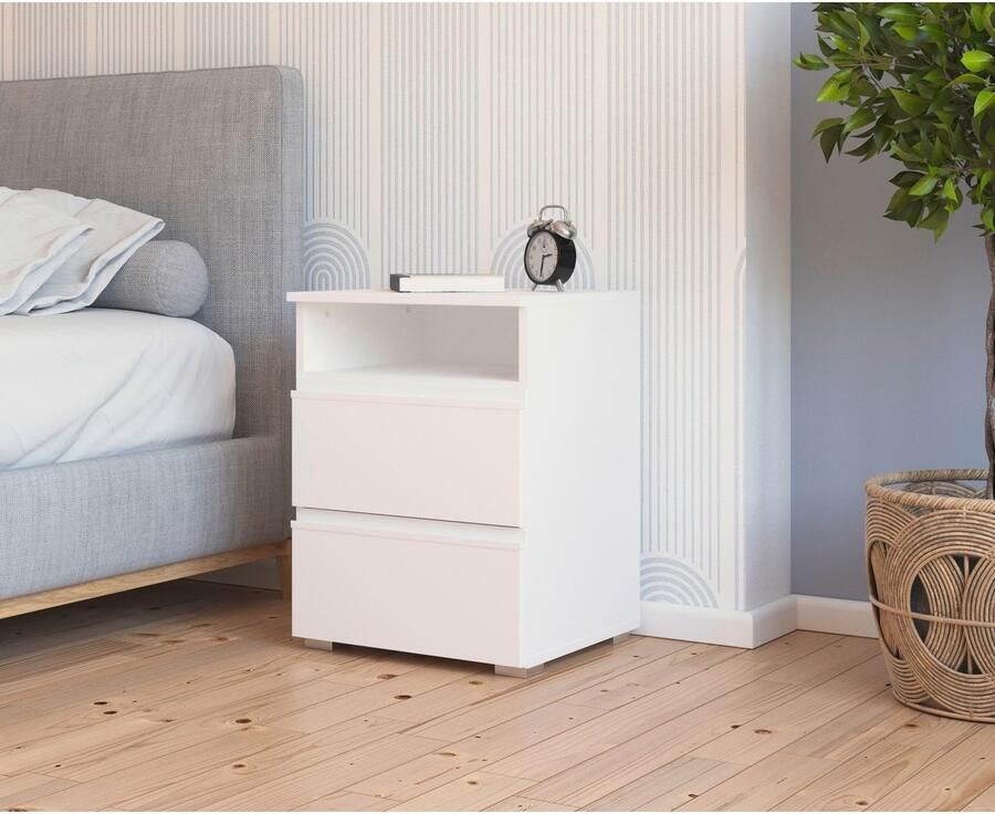 Rauch Nachtkastje Set (2-delig) Nachtkastje Nachtconsole Commode JOEL - Foto 6