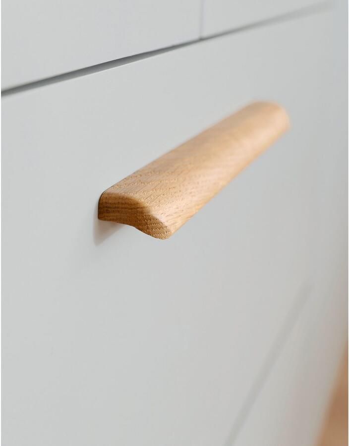 Rauch Nachtkastje Skandi by Aditio met massief houten grepen 2 lades met softclose-functie - Foto 5