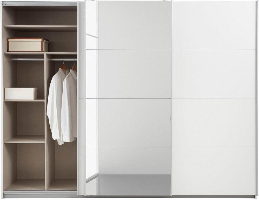Rauch Schuifdeurkast Kledingkast Garderobe CORTONA inclusief interieurindeling - Foto 14