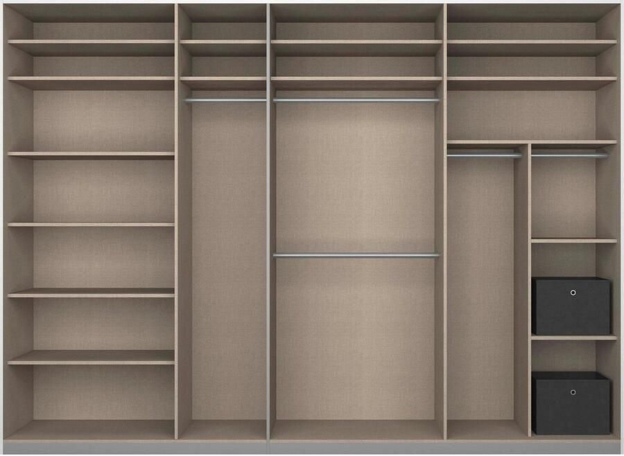 Rauch Schuifdeurkast Kledingkast Garderobe CORTONA inclusief interieurindeling - Foto 9