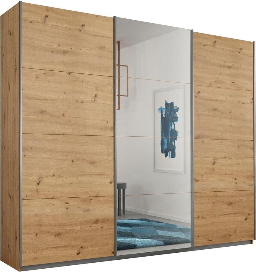 Rauch Schuifdeurkast Kledingkast Garderobe CORTONA inclusief interieurindeling - Foto 9
