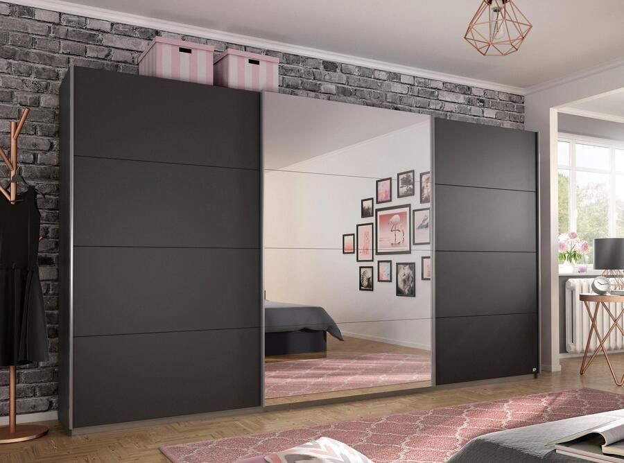 Rauch Schuifdeurkast Kledingkast Garderobe CORTONA inclusief interieurindeling - Foto 15