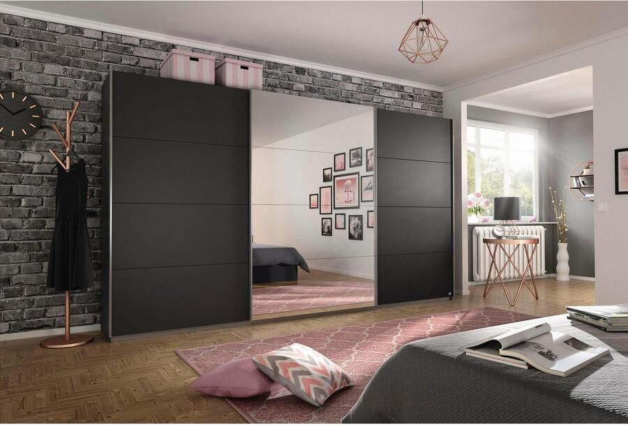 Rauch Schuifdeurkast Kledingkast Garderobe CORTONA inclusief interieurindeling - Foto 9