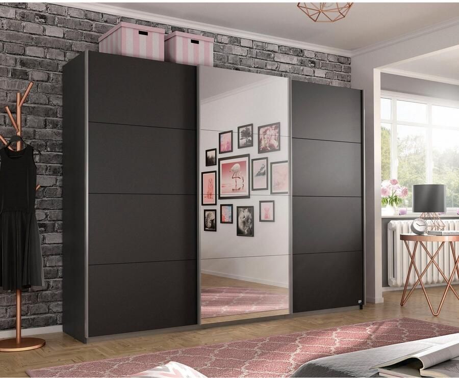 Rauch Schuifdeurkast Kledingkast Garderobe CORTONA inclusief interieurindeling - Foto 11