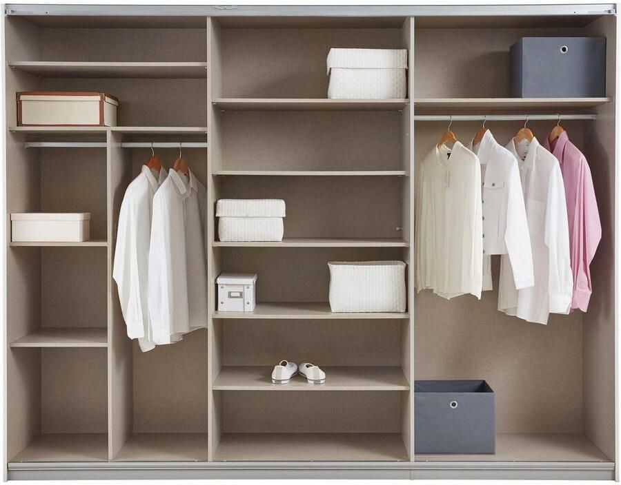 Rauch Schuifdeurkast Kledingkast Garderobe CORTONA inclusief interieurindeling - Foto 11