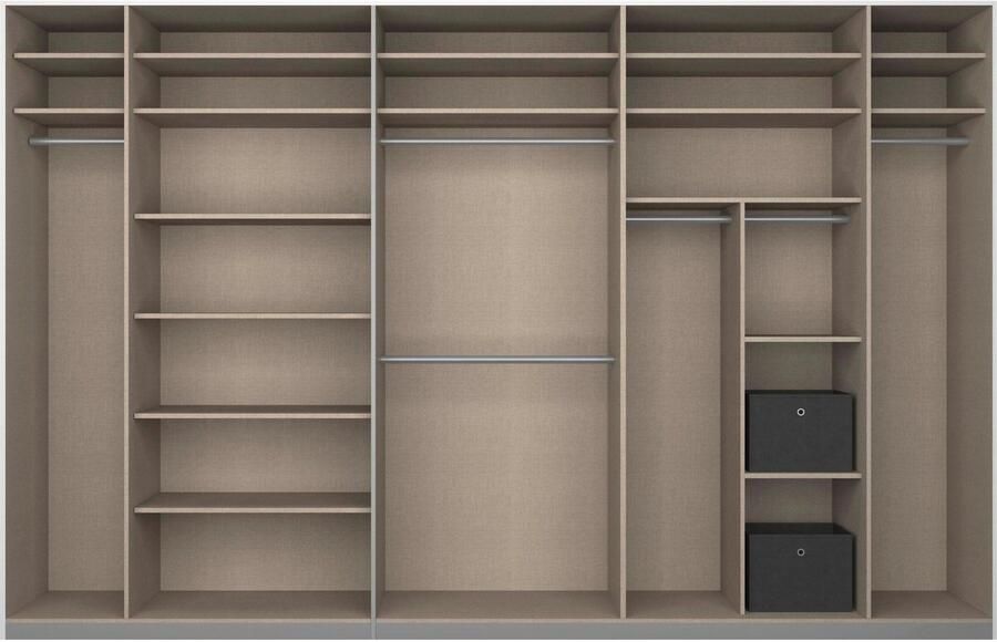 Rauch Schuifdeurkast Kledingkast Garderobe CORTONA inclusief interieurindeling - Foto 12