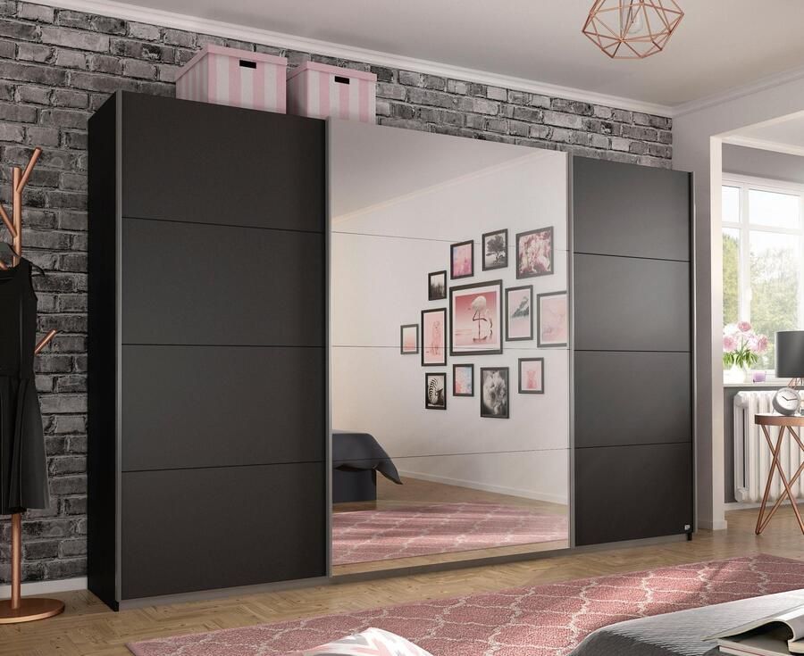Rauch Schuifdeurkast Kledingkast Garderobe CORTONA inclusief interieurindeling