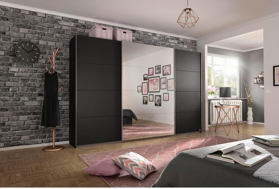 Rauch Schuifdeurkast Kledingkast Garderobe CORTONA inclusief interieurindeling - Foto 10