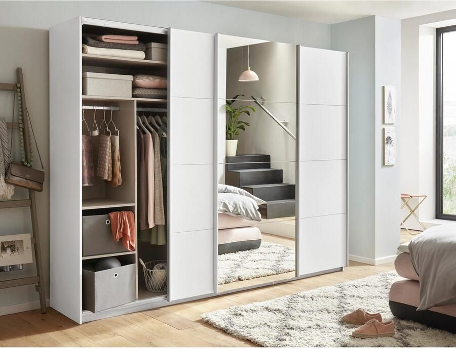 Rauch Schuifdeurkast Kledingkast Garderobe CORTONA inclusief interieurindeling - Foto 14
