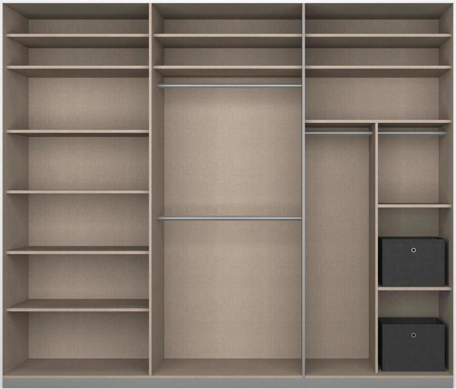 Rauch Schuifdeurkast Kledingkast Garderobe CORTONA inclusief interieurindeling - Foto 10