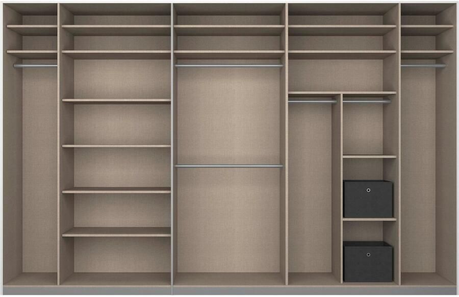 Rauch Schuifdeurkast Kledingkast Garderobe CORTONA inclusief interieurindeling - Foto 8