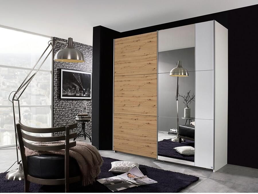 Rauch Schuifdeurkast Kledingkast garderobe TOPSELLER AURELIO met 3 uitrustingsvarianten 3 verschillende uitrustingsvarianten handgrepen van metaal made in germany - Foto 19