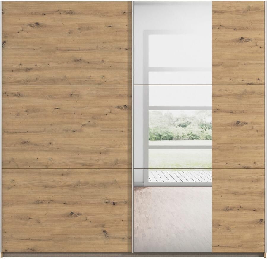 Rauch Schuifdeurkast Kledingkast garderobe TOPSELLER AURELIO met 3 uitrustingsvarianten 3 verschillende uitrustingsvarianten handgrepen van metaal made in germany - Foto 13