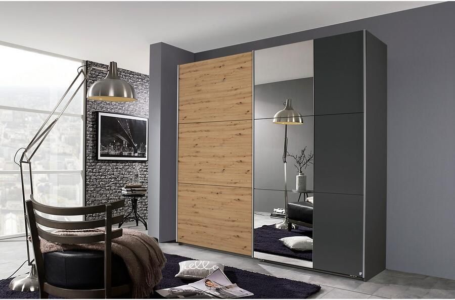 Rauch Schuifdeurkast Kledingkast garderobe TOPSELLER AURELIO met 3 uitrustingsvarianten 3 verschillende uitrustingsvarianten handgrepen van metaal made in germany - Foto 19
